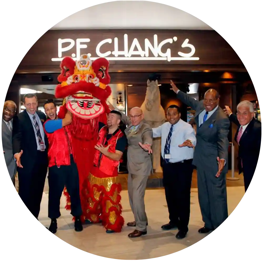 Image of George Tinsely at PF Changs Opening